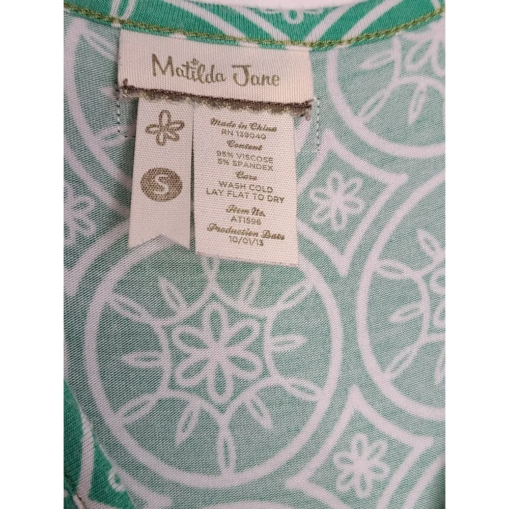 Womens Matilda Jane Whippy tank top size S Small V Neck Flowy - Picture 7 of 14